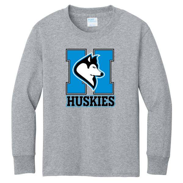 Hillside Elementary - Youth Long Sleeve Core Cotton Tee Thumbnail